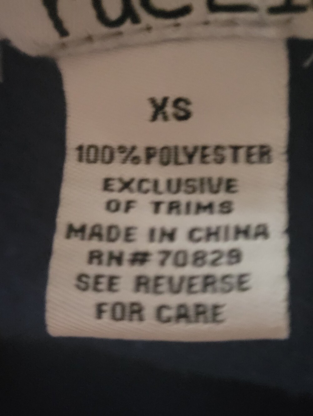 Rue21 Womens XL Blue Crop Top Hoodie - Picture 7 of 7